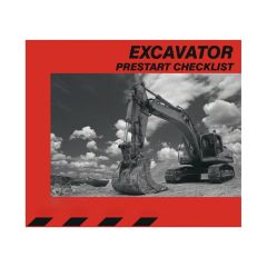 Excavator Prestart Book _ A5