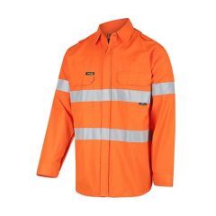 FLAREX PPE1 Fire Rated Lightweight Hi Vis Long Sleeve Shirt_ Oran