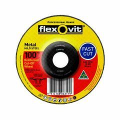 FLEXOVIT 100 x 6_0 x 16_0mm A30S IRON FREE  METAL DEPRESSED CENTRE GRINDING
