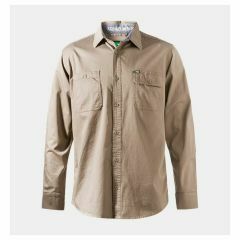 FXD LSH_1 Tailored Long Sleeve Shirt_ Khaki 