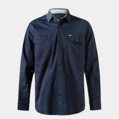 FXD LSH_1 Tailored Long Sleeve Shirt_ Navy