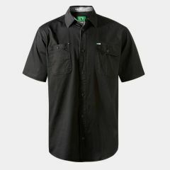 FXD SSH_1 Tailored Short Sleeve Shirt_ Black