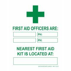 First Aid Officers Signage _ Southland _ 5009