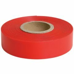 Flagging Tape _ 25mm x 100m roll _ Fluoro Red