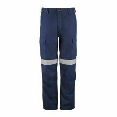 FlameBuster HRC2 Mens Reflective Cargo Trousers_ Navy