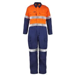 Flame Buster Torrent HRC2 Hi Vis Coverall w_ FR Reflective Tape_ 