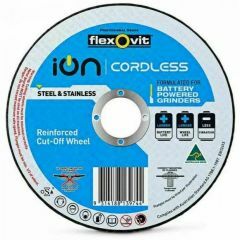 Flexovit 115 x 1 x 22_2mm Ion Cordless Reinforced Cut Off Wheel