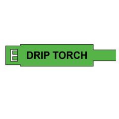 Fuel Container ID Tags AFAC Approved _ Drip Torch _ GREEN