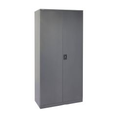 Furnx Steel Storage Swing Door Cabinet_ 2000H x 910W x 450D_ Grap
