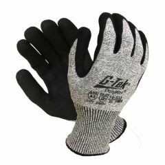 G_Tek PolyKor Cut Resistant Thick Nitrile Palm Gloves_ Grey