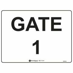 Gate 1 Sign