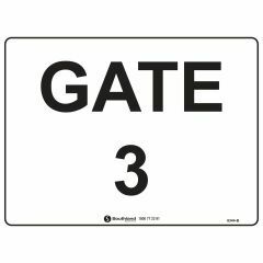 Gate 3 Sign