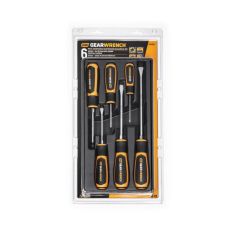 GearWrench 80050H 6 Piece Phillips®_Slotted Dual Material Screwdr