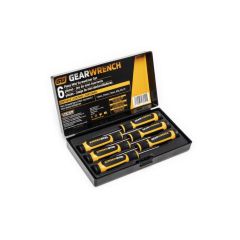GearWrench 80055H 6 Piece Phillips®_Slotted Mini Dual Material Sc