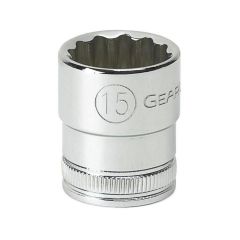 GearWrench 80488 12mm 3_8” Drive 12 Pt_ Standard Metric Socket
