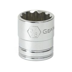 GearWrench 80498 3_8” 3_8” Drive 12 Pt_ Standard SAE Socket