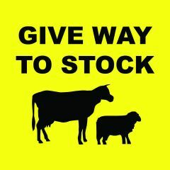 Give Way To Stock _with Picto_ Sign