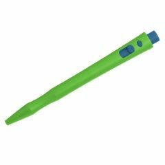 HD Metal Detect_ Retractable Pen_ BLACK Std Ink_ Green Housing_ B