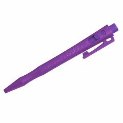HD Metal Detect_ Retractable Pen_ BLUE Gel Ink_ Purple Housing_ P