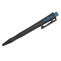HD Metal Detect_ Retractable Pen_ BLUE Std Ink_ Black Housing_ Bl
