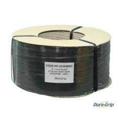 Heavyband Poly Strapping 19mm x 1_0mm _ BLACK _ 1000m_roll_ Cardboard Core