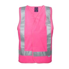 HiVis Vest With Reflective Tape_ Pink
