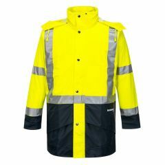 Huski Farmwear Hi Vis Reflective Jacket_ Yellow_Navy