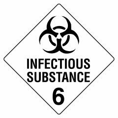 Infectious Substance 6 Sign