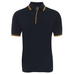 JB's 2CP Contrast Polo_ Navy_Gold