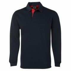 JB's Adults 2 Tone Rugby Jersey_ Navy_Red
