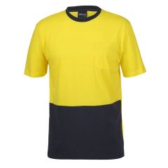 JB's Hi Vis Traditional T_Shirt_ Yellow_Navy