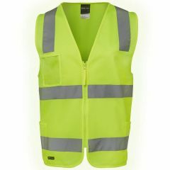 JB's Hi Vis _D_N_ Zip Safety Vest_ Yellow