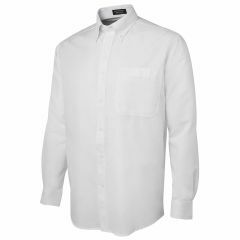 JB's Long Sleeve Oxford Shirt_ White