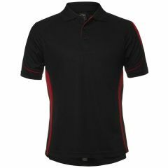 JB's Mens Bell Polo_ Black_Red
