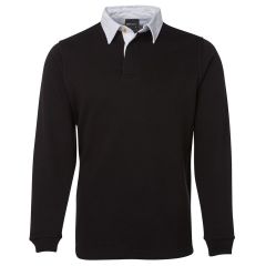 JB's Mens Rugby Knit Jersey_ BLACK_WHITE