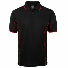 JB's Piping Polo_ Short Sleeve_ Black_Red