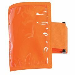 JB's Plastic ID Pocket Sleeve Band_ Orange_ Pack_10