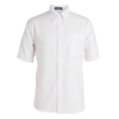 JB's Short Sleeve Oxford Shirt_ White