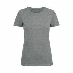 James Harvest AMERICAN U Ladies Modern Crewneck Short Sleeve T_shirt_ Ash Grey