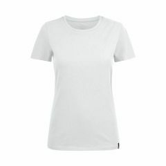 James Harvest AMERICAN U Ladies Modern Crewneck Short Sleeve T_shirt_ White