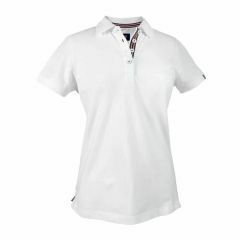 James Harvest Avon Ladies Polo Shirt White