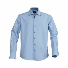 James Harvest Baltimore Mens Business Shirt Long Sleeve Light Blu