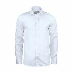 James Harvest Mens Green Bow 01 Long Sleeve Shirt_ White