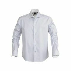 James Harvest Reno Mens  Business Shirt Long Sleeve Grey Stripe