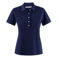 James Harvest SUNSET Ladies Polo Short Sleeve Shirt_ Navy