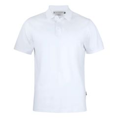James Harvest SUNSET Regular Mens Polo Short Sleeve Shirt_ White