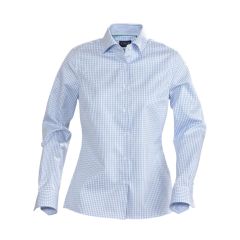 James Harvest Tribeca Ladies Business Shirt Long Sleeve Light Blu