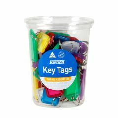 Kevron ID5 Key Tags 50 Pack _ Assorted Colours