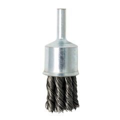 Knot Wire End Brush 19mm with 1_4in Mandrel Shank