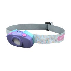 Ledlenser KIDLED2 40lm Multi-Colour LED Headlamp For Children 3 Years+ With Safety Screws - Purple